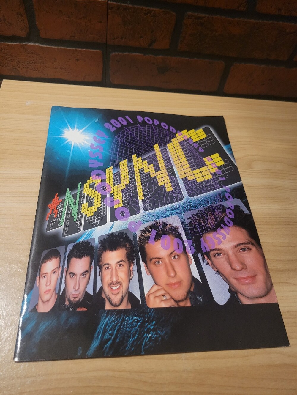 NSync 2001 Popodyssey Tour Official Program Book